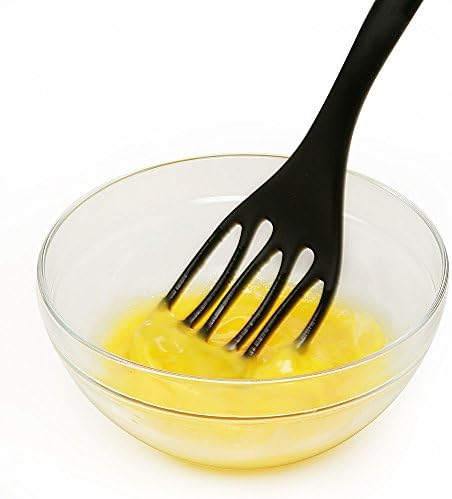 Black Hand Push Whisk Fiskie Fork For Cream Whipper Egg Non Stick