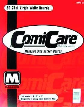 Magazine Size Backer Boards 50 Count 24pt Virgin White