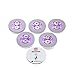 Glowseen LED Glow Wine Bottle Light Sticker Glorifier Bottle Coaster -Pink (6-Pack)