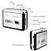 Cassette to MP3 Converter, AGPtek Portable Cassette Tape Recorder Player Capture Convert Box for Mac PC with Headphone USB Cable and Software