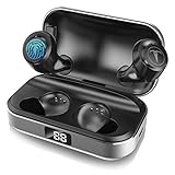 bluetooth headphones tagry 5 0 true wireless earbuds deep bass hifi stereo sound 30h playtime bluetooth earphones in ear binaural call headset with charging case and built in mic for sports running