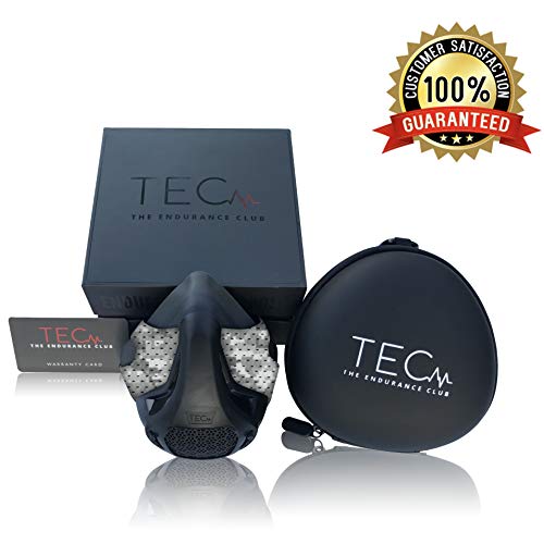 image for TEC Workout Oxygen Mask - 16 Breathing Levels, Gain Benefits of High A