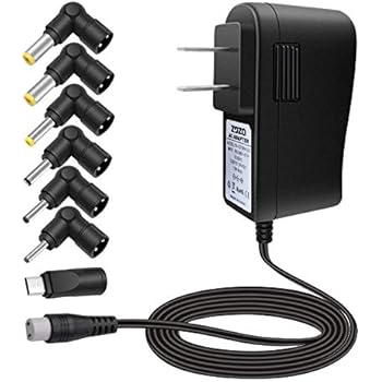 ZOZO 10W 5V2a (2000mA) Multi Tip Switching Replacement AC Power Adapter Wall Charger for Android Tablets Webcam Routers Toys Recorder Bluetooth Speaker and More DC 5v Devices