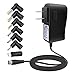 ZOZO 10W 5V2a (2000mA) Multi Tip Switching Replacement AC Power Adapter Wall Charger for Android Tablets Webcam Routers Toys Recorder Bluetooth Speaker and More DC 5v Devices primary