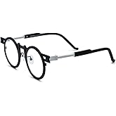 FONEX Colorful Pure Titanium Glasses Frame Women Retro Round Eyeglasses Eyewear F85833