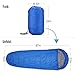 OMorc Mummy Sleeping Bag, 32 to 50 Degrees F Ultralight Compact Sleeping Bags for Adult, Kids Over 5 Years - Compression Sack Included - Blue