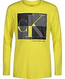 Calvin Klein Jeans Boys' Long Sleeve Graphic Crew