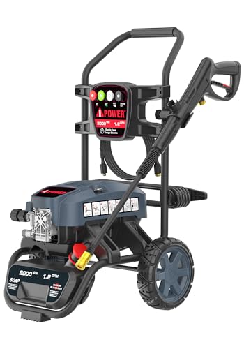 A-iPower APW2000E Electric Pressure Washer 2000 PSI and 1.2 GPM, CETL Compliant…