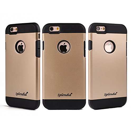 Iphone 6/6s plus gold and black case, splendid [drop pr…