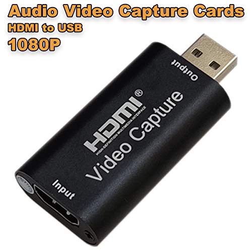 FeizLink HDMI to USB Audio Video Capture Cards 1080p USB2.0 for DSLR