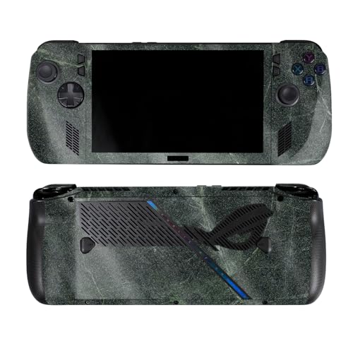 Glossy Glitter Skin Compatible with Asus ROG Ally X - Green Marble - Premium 3M…