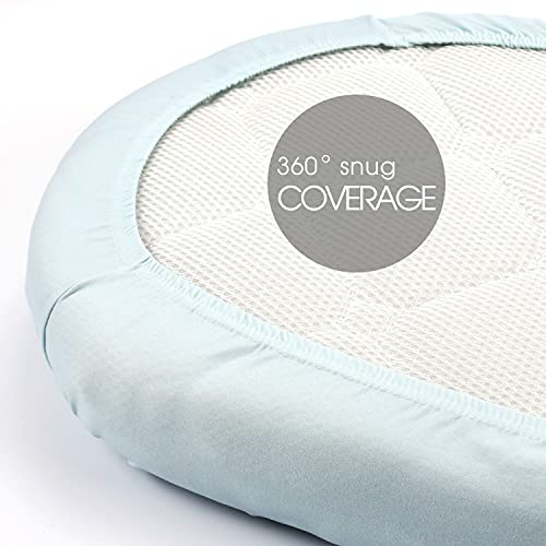 Stretchy Ultra Soft Fitted Sheet Set 2 Pack, Universal Fit for