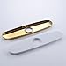 KES Stainless Steel 9.6-Inch Bathroom Kitchen Sink Faucet Hole Cover Deck Plate Escutcheon, Titanium Gold, PEP1-4