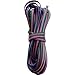 ksmile 4 Color 33ft 10m RGB Extension Cable Line for LED Strip RGB 5050 3528 Cord