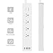 Smart Power Strip 2.4G WiFi Plug TONBUX Multiple Outlet Surge Protector USB Remote App Control Timing Schedule Voice Control with Alexa Google Home IFTTT