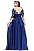 Women Plus Size Chiffon Evening Dresses Long Prom Bridesmaid Gown