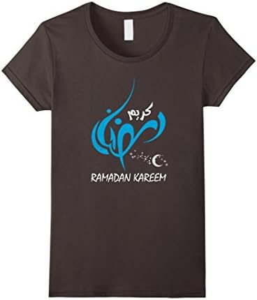 Women's Ramadan Kareem Gift T-Shirt for Girls and Boys Large Asphalt