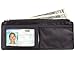 Big Skinny Women's Jaguar Credit Card Slim Wallet, Holds Up to 25 Cards, Black