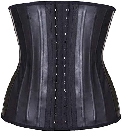 RTGSDSLV waist trainer Latex Waist Trainer Corset Belly Slimming Underwear Belt Sheath Body Shaper Modeling Strap 25 Steel Boned Waist Cincher
