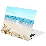 TOP CASE - Retro Series Rubberized Hard Case Compatible Older Generation MacBook Air 13