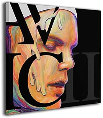 Amazon Co Jp アヴィーチー Avicii 絵画 キャンバス絵画 インテリアパネル 壁画 油彩アート 壁絵 アートポスター 絵画 モダン アートパネル 絵画 インテリア 油画 壁掛け 完成品 スクエア 16 X16 Home Kitchen