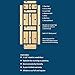 6-Panel Door Interior Slab, Solid Pine (80x30)