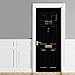Door Wall Fridge LAMINATED STICKER London Baker st. 221b mural decole film self-adhesive poster 30x80