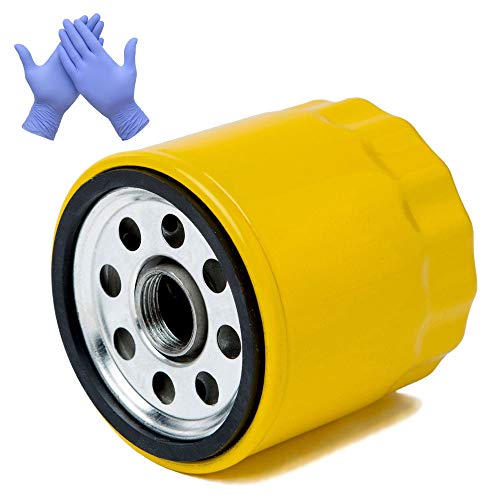 HOODELL 52 050 02 Oil Filter with Gloves, Pro Performance for Kohler 52 050 02 S, Briggs Stratton 491056, Cub Cadet LTX 1040, Lawn Mower/Tractor Extend Life Series Oil Filter