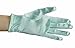 Beautiful Wrist Length Short Satin Gloves in 34 Colors Assorted Glove Colors: Mint Green