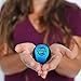 Stress & Anxiety Relief, Hand Exercise Therapy Squeeze Toy Carpal Tunnel Ball By Oakapex - 2.2 Inches Diameter Size For Kids & Adults - Medium Firmness Gel Core - Soft Lycra Fabric - Blue & Black