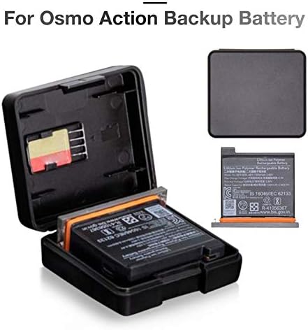 Rainrain27 Sports Camera Battery Case,Pocket Cinema Camera Battery,Pocket Camera Battery Grip for DJI OSMO Action