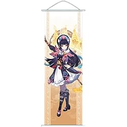 Flyshun Furina Wall Scroll Poster,Hanging Wall Art