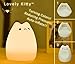 X-CHENG Night Light - 3-Modes Portable Silicone LED Night Lamp - 8 Single Colors Mode and 8-Color Breathing Light Mode - Adorable Animals' Appearance - USB Charging - Best nightlight for Baby