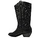 Women's Fashion Vegan Pointy Toe Embroidered Western Boots