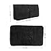 Patu Roll Up Electronics Accessories Travel Gear Organizer Case, Black - Portable Universal External Batteries Hard Drives Cable Management Healthcare Cosmetics Kit Bag