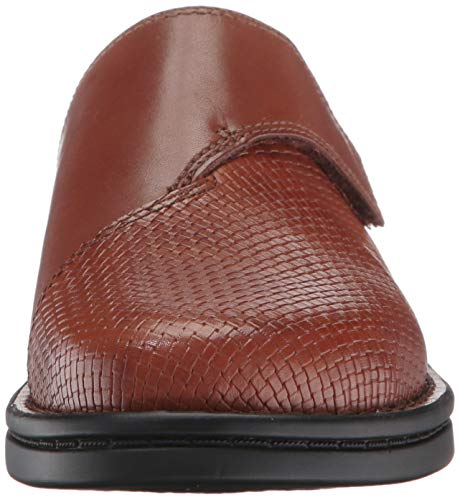 CLARK'S Women's Patty Tayna Mule, Dark Tan Leather, 8.5 M US