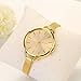 Shensee Luxury New Girls Women Ladies Analog Stainless Quartz Bracelet Wrist Watch Gold