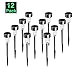 Solar Lights Outdoor - Solar Powered Pathway Lights , Stainless Steel Landscape Light For Lawn,Patio,Yard,Walkway,Driveway ( 12 PACK )