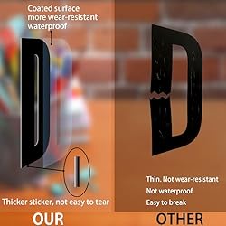 288 Pieces 18 Sheets Letter Stickers,Self Adhesive