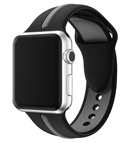 Elobeth for apple watch band, soft silicone sport style replaceme…