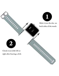 Langte correa para reloj Apple 42 mm 38 mm, correa de reloj Apple para reloj serie 3, serie 2, serie 1, deportivo, edición, S   M, M   L