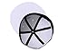 Quanhaigou Embroidered X Snapback Hats for Men and Women Adjustable Hip Hop Boy Baseball Cap White