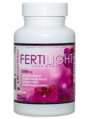 VH Nutrition FertiLight for Women | Female Fertility Pills and Blend Formula | Conception and Pregnancy Supplement Complex - 30 Day Supply - 60 Capsules VH Nutrition FertiLight for Women | Female Fertility Pills and Blend Formula | Conception and Pregnancy Supplement Complex - 30 Day Supply - 60 Capsules