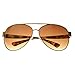 SWG EYEWEAR UV400 Lens Technology – Unisex 5007 Metal Frame pilot Brown Gradient