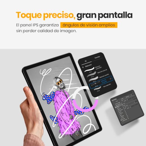 Compaq Tablet QTab Plus LTE 11 Pulgadas, Android 16, 8GB RAM 128GB ROM, 4G LTE, Procesador Octacore MT8781, Cámara 16MP, Batería 8000mAh, WiFi, Color Negro