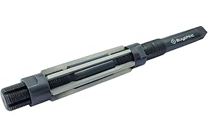 Buyohlic Expandable HSS M2 Hand Reamer, Precision DIY Tool for Finishing Work (H11 (15/16-1-1/16))