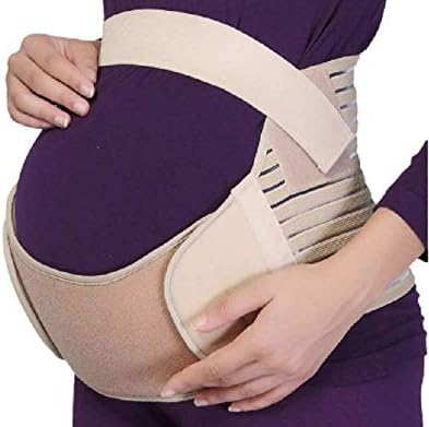 FlexyLife Pregnancy Belt - Maternity Back Support Belt for Pregnant Women Provides Abdominal and Lumbar Pain Relief - Pregnancy Back Support - Fully Adjustable and Comfortable Belly Brace