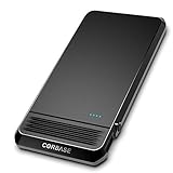 Wireless Charger Station Qi-Certified Ultra Fast Charging Dock, Adjustable 5000mAh Power Bank Charger Stand with LED Indication Compatible with Most Device (Back)