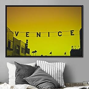 signwin Framed Canvas Wall Art Word Panels 3D...