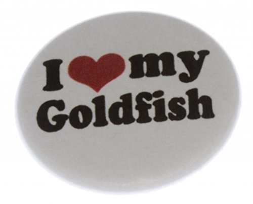 A&T Designs Unisex - I Love my Goldfish 1.25